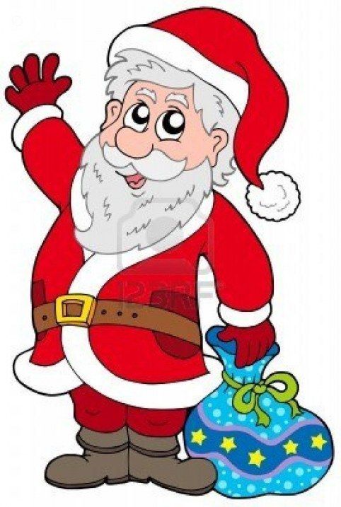 Animated Santa Claus Clipart Free Download