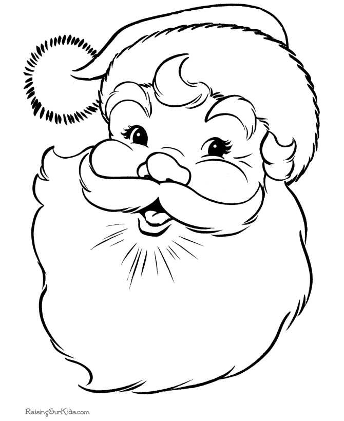 Free Santa Claus Coloring, Download Free Clip Art, Free Clip