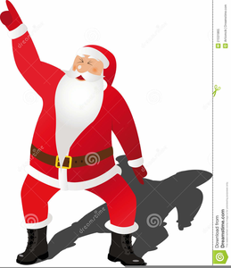 Animated Dancing Santa Clipart
