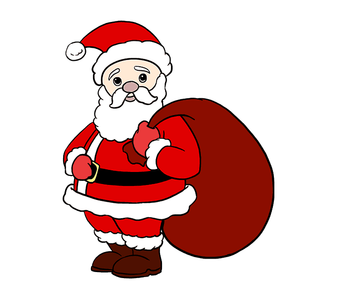 How to Draw Santa Claus in a Few Easy Steps