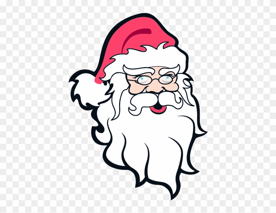 Father Christmas Face Clipart