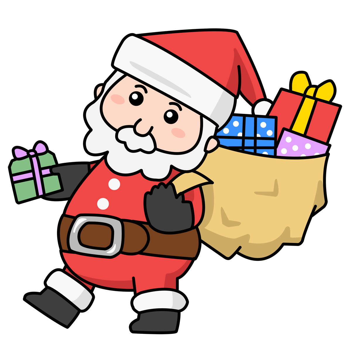 Free Animated Santa Claus Clipart, Download Free Clip Art