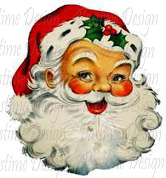 Vintage Santa image download,Santa claus clipart,santa