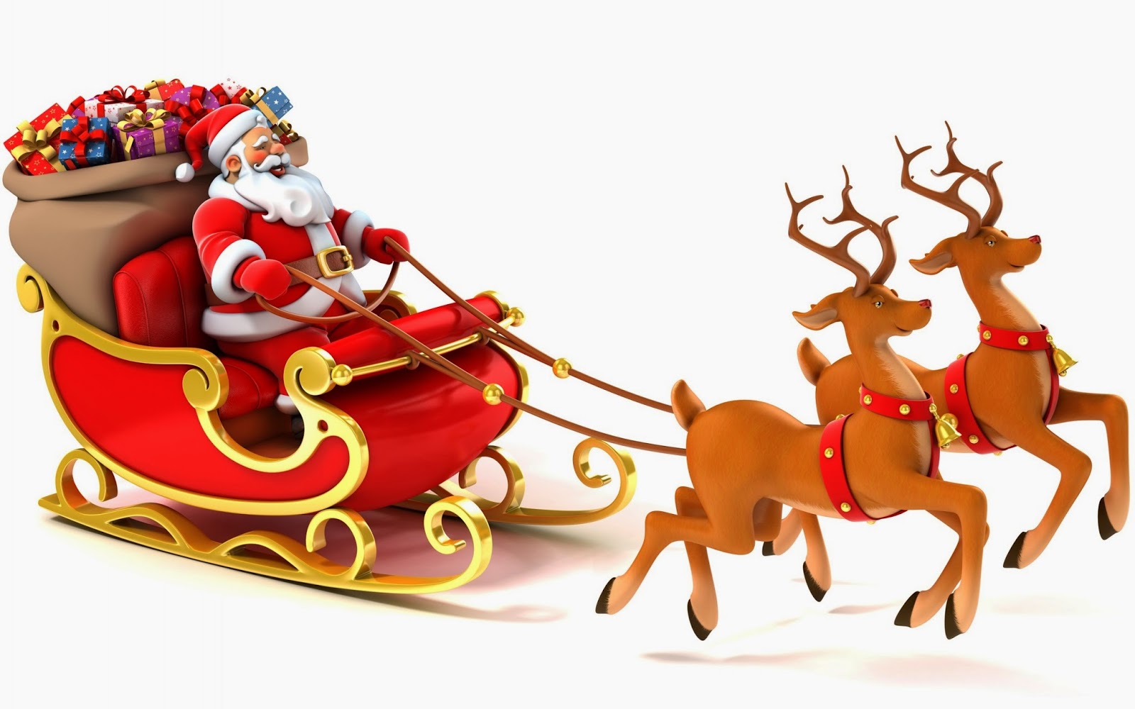 Free Santa Reindeer Cliparts, Download Free Clip Art, Free