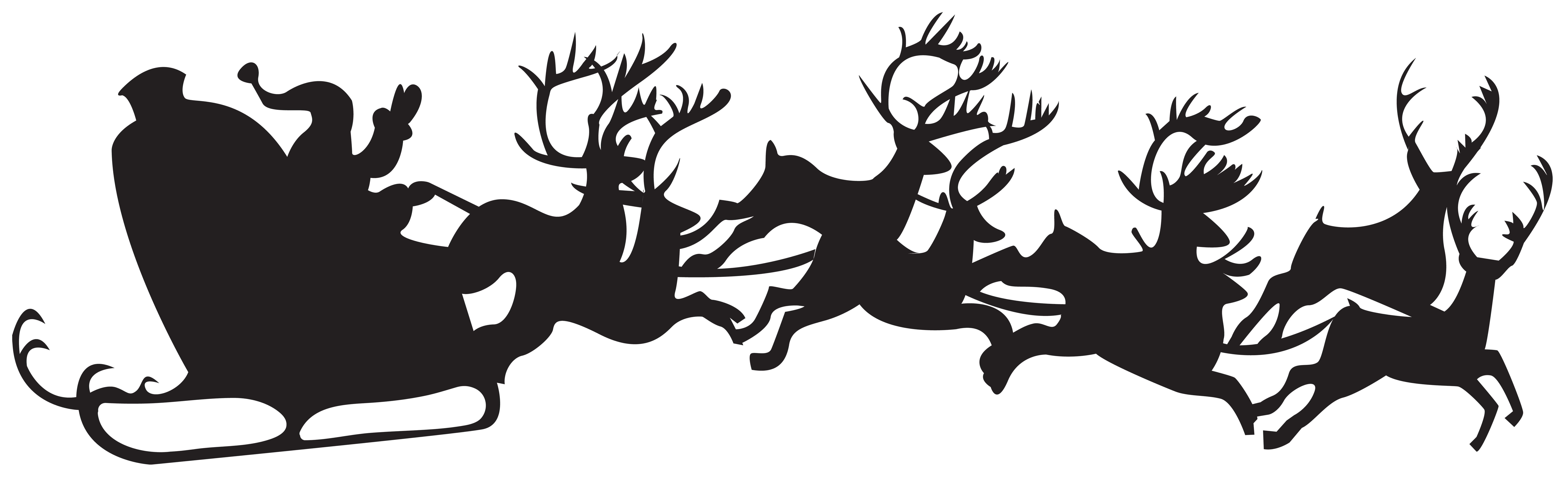 Download silhouette claus.