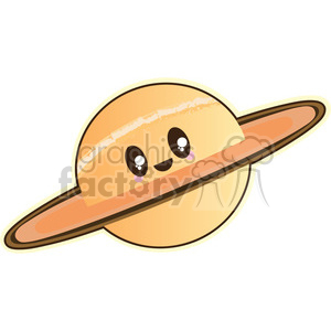Saturn cartoon character.