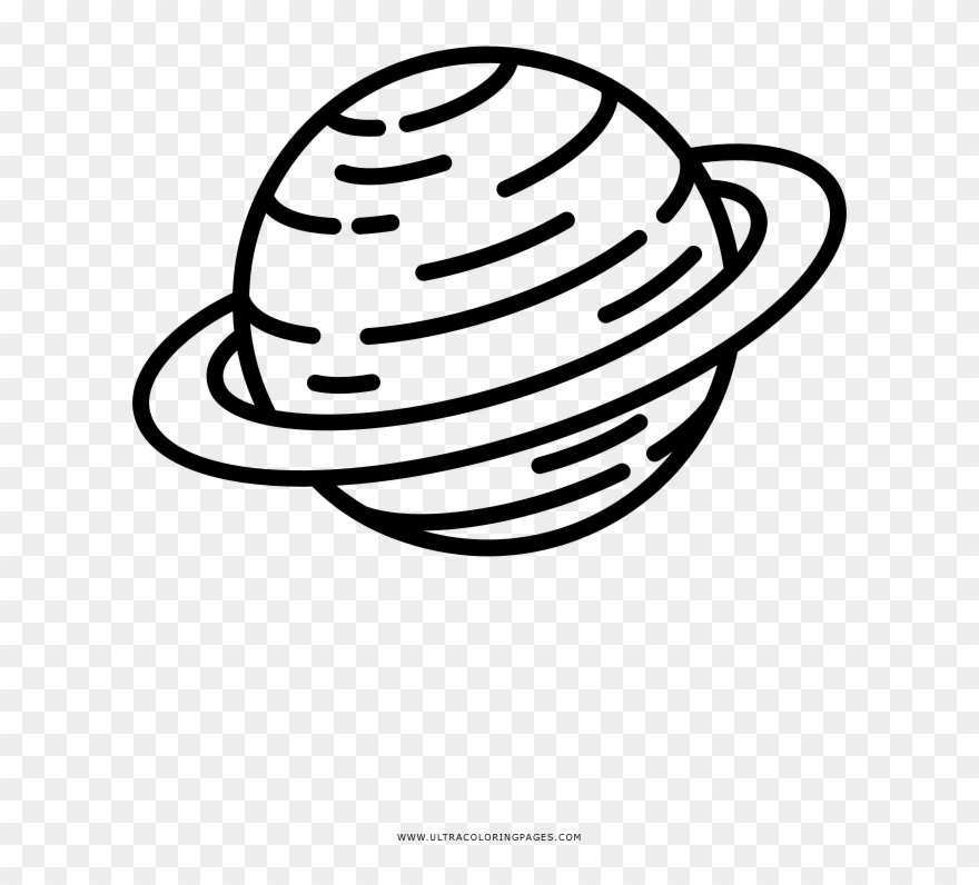 Saturn coloring page.