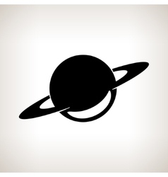 Saturn Silhouette Vector Images