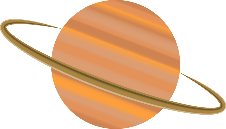 Saturn clipart solar system, Saturn solar system Transparent