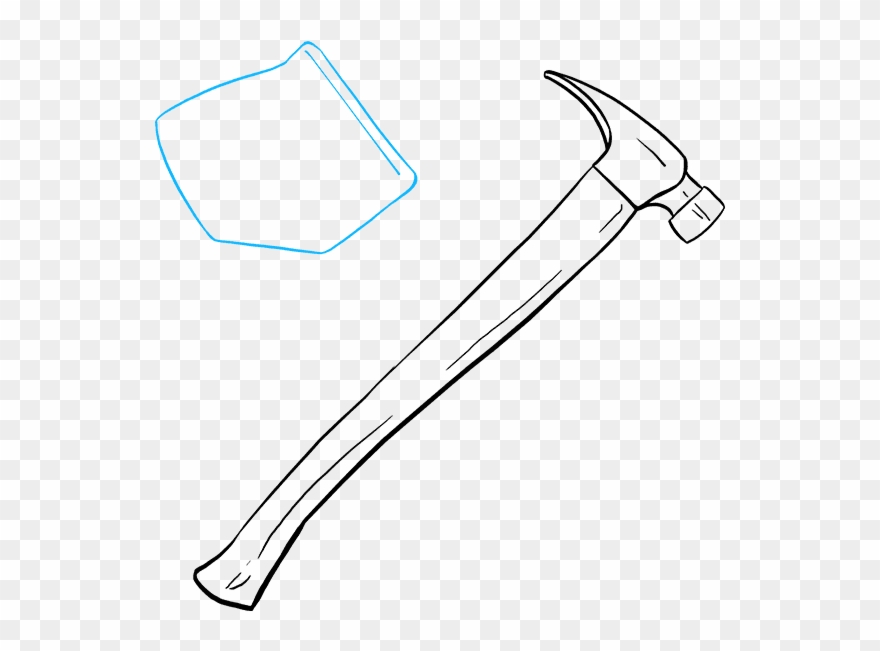 How draw hammer.