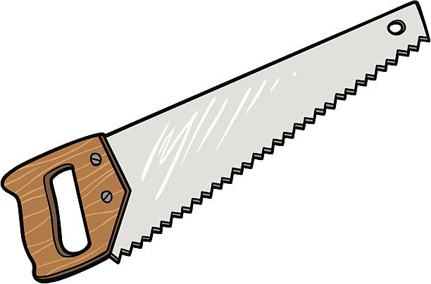 Hand saw clipart.