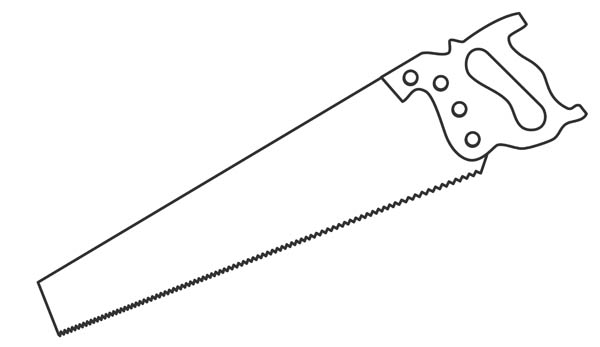 Free Saw Clipart Black And White, Download Free Clip Art