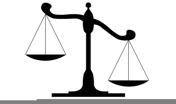 Clipart scale justice.