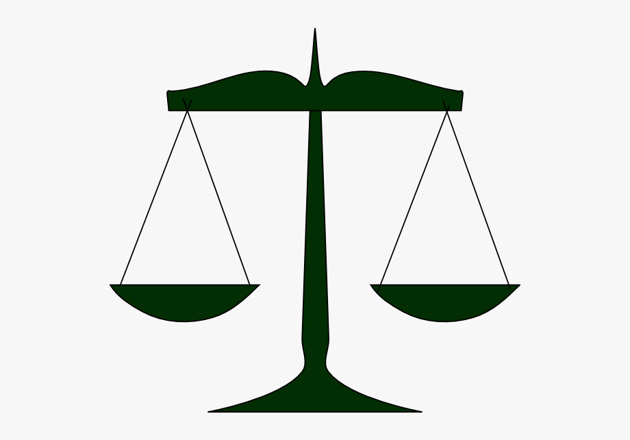 Scales Of Justice Green Clip Art At Clker