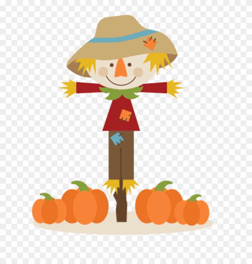 Scarecrow vector animated.