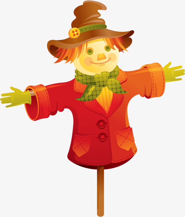 Download Free png Cartoon Scarecrow Decoration, Cartoon