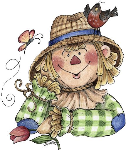 Scarecrow clipart patterns.