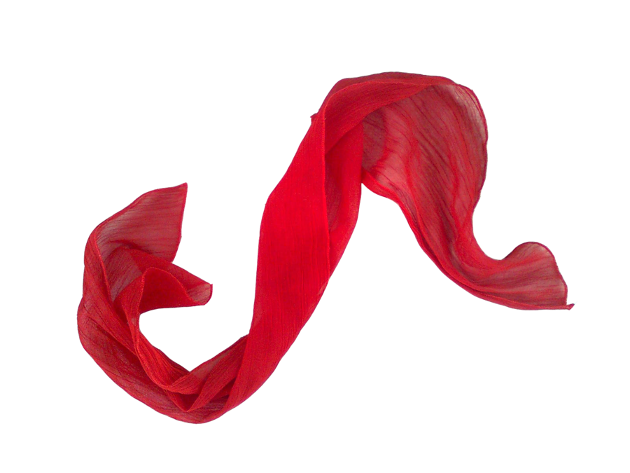 Free red scarf.