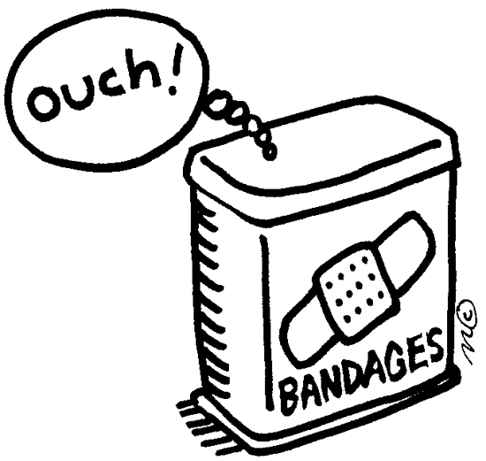 Bandages clip art.