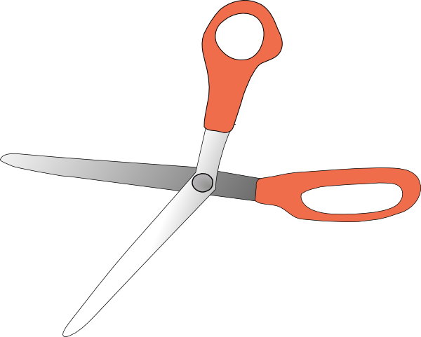 schere clipart metal scissors