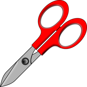 schere clipart shiny scissors