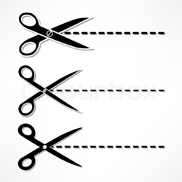 schere clipart silver scissors