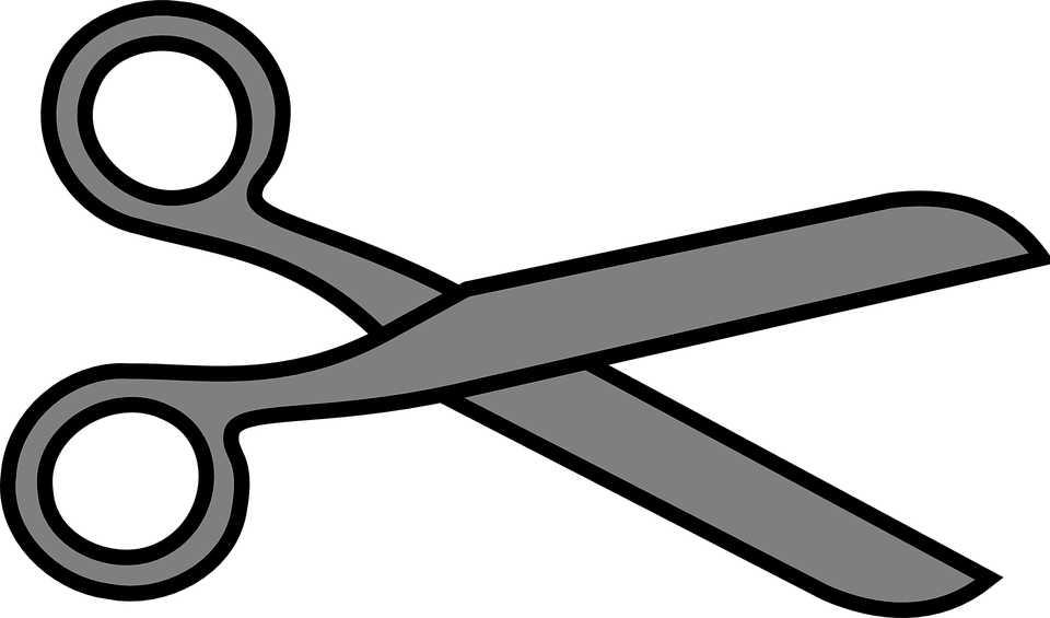 Clipart scissors dotted.