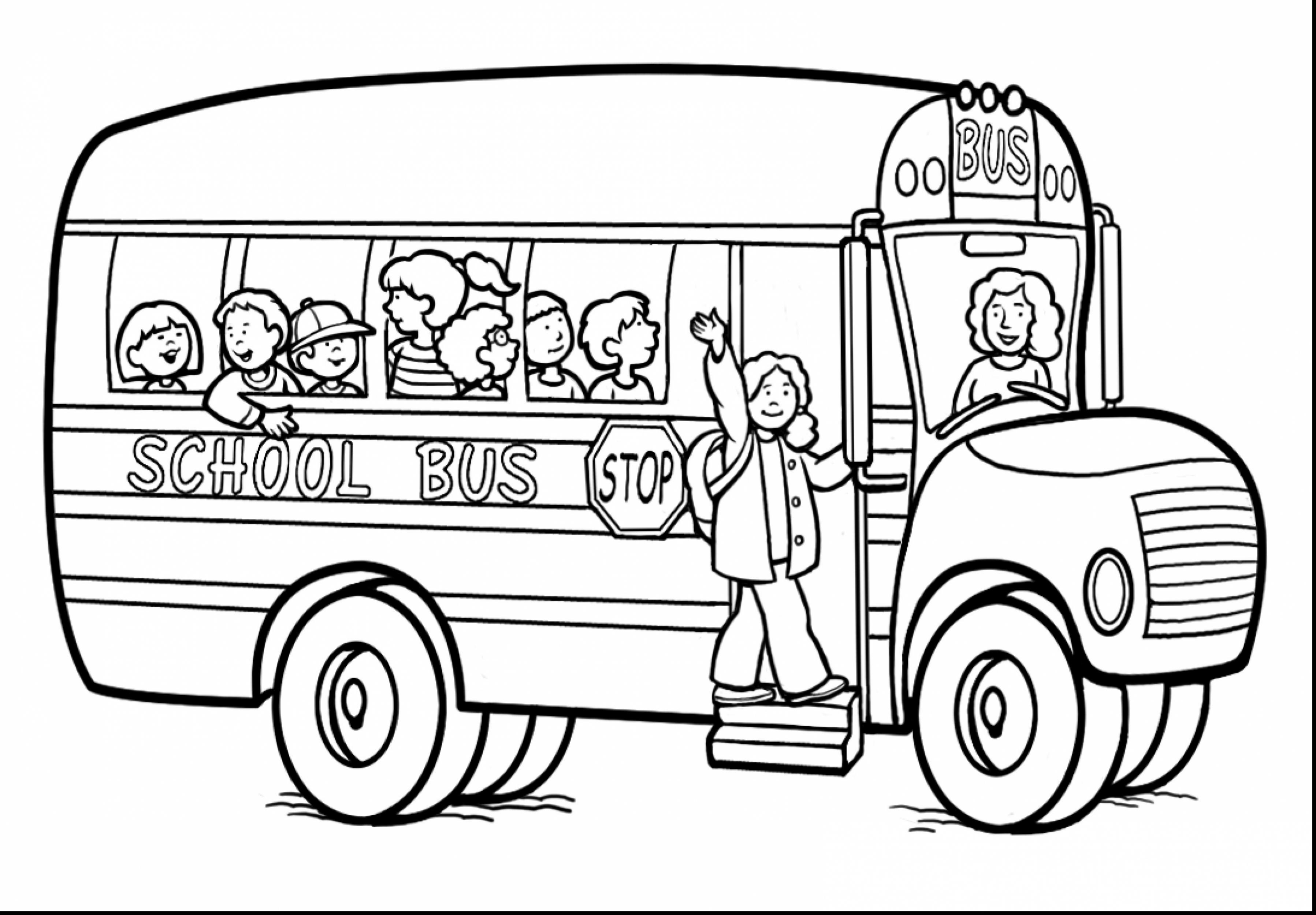Free School Bus Black And White Clipart, Download Free Clip