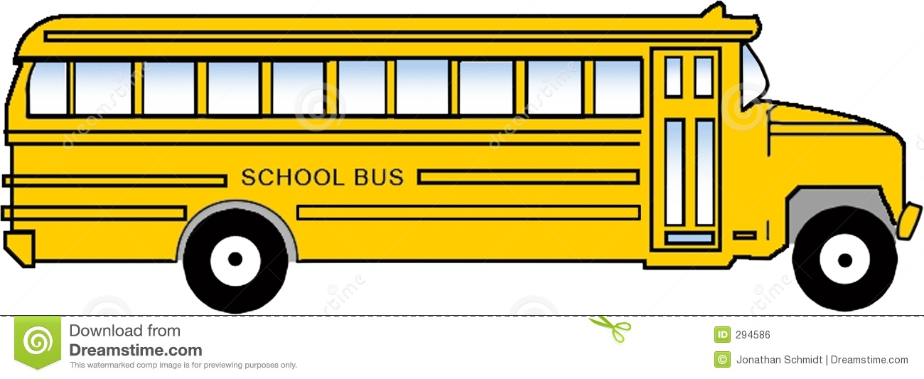school bus clipart side view