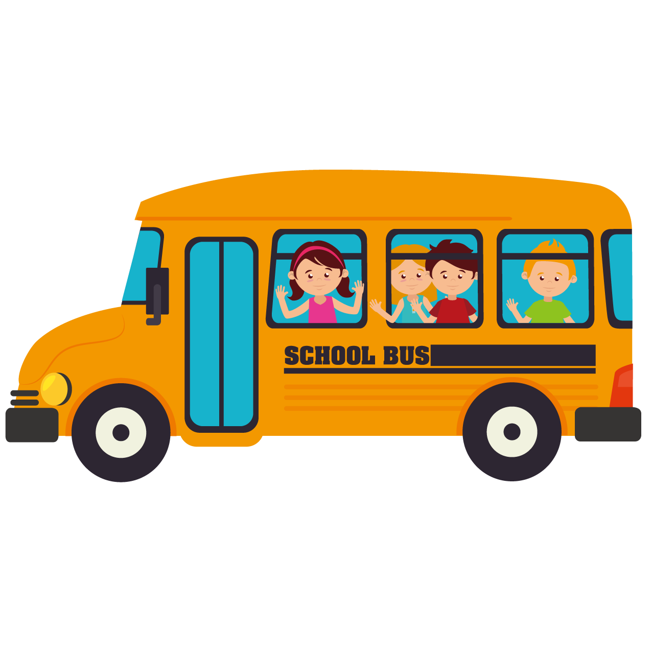 School bus transport.