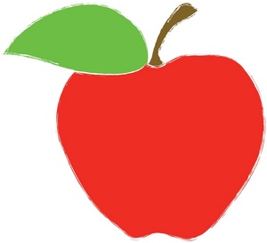 School Apple Clip Art