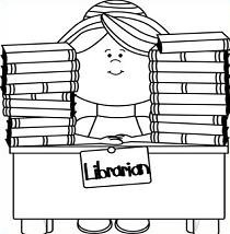 School library clipart.