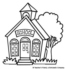 Free Schoolhouse Clipart Black And White, Download Free Clip