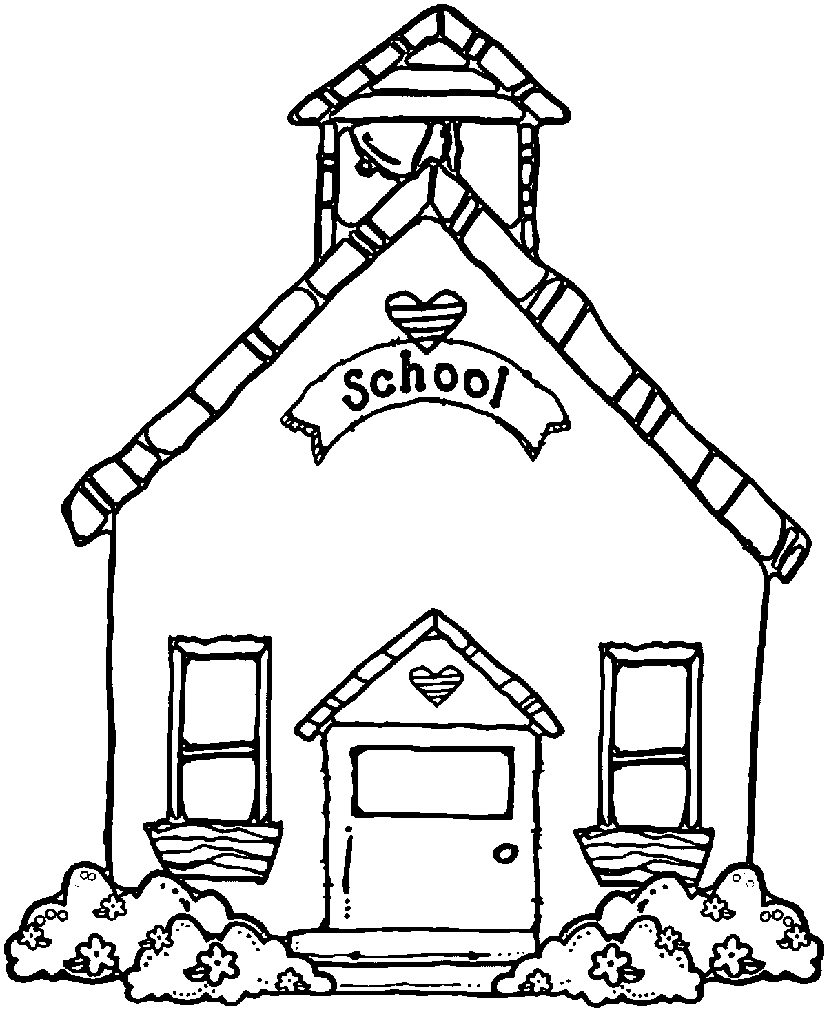 Schoolhouse Pictures Black And White
