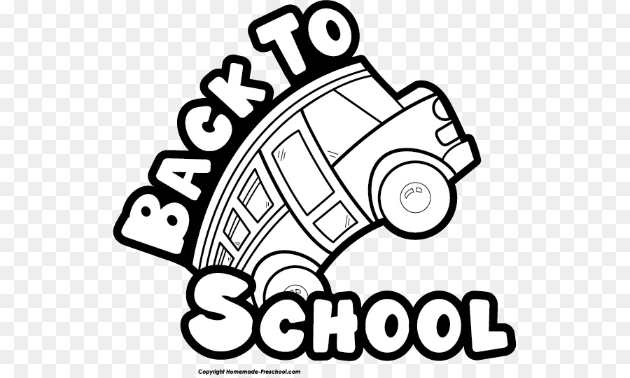 School Black And White clipart