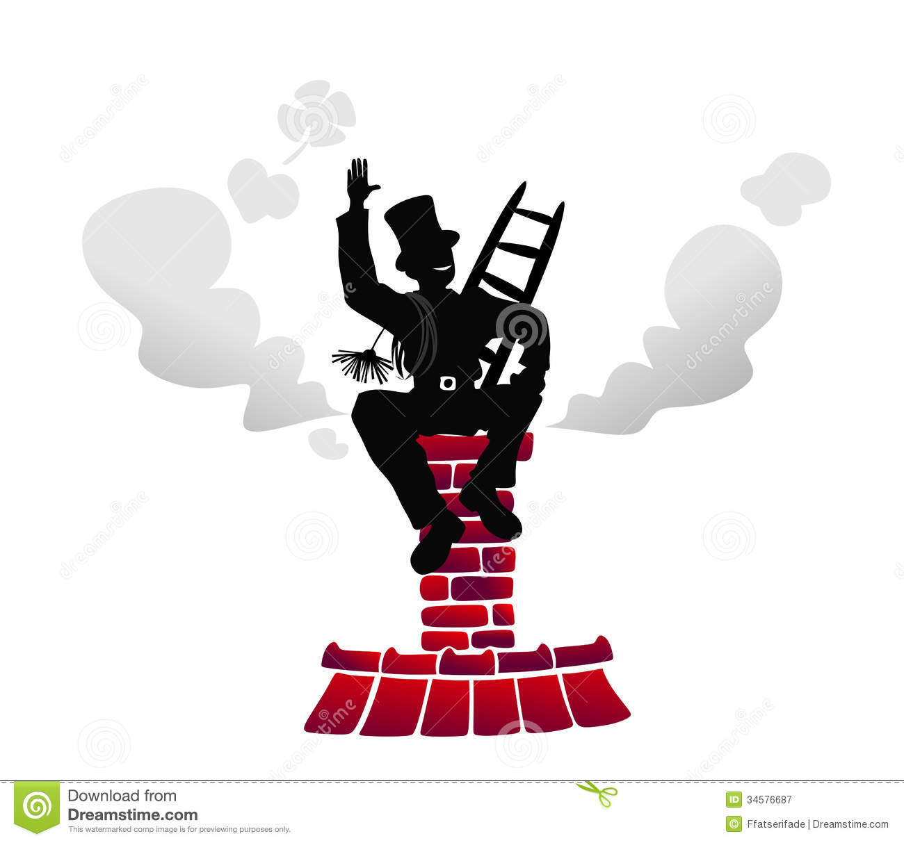 Chimney sweep clipart