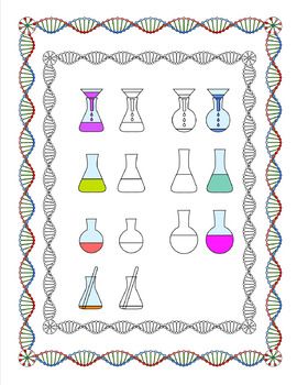 Science Borders and Clip Art