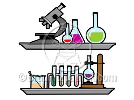 Science lab clipart.