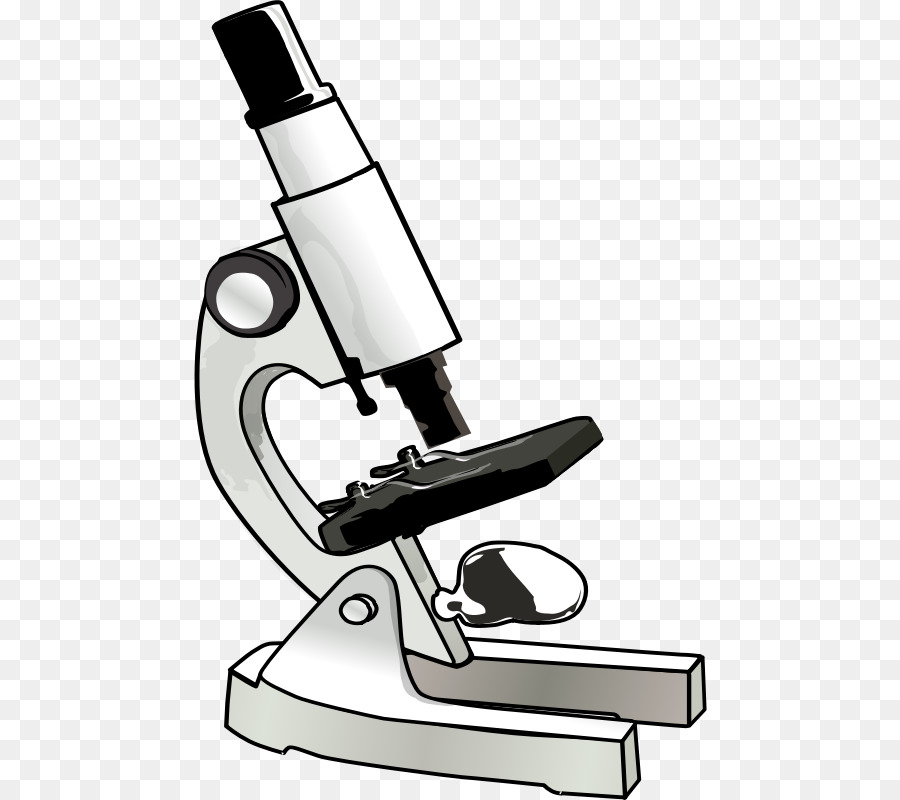 Microscope cartoon clipart.