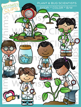 Plant and Bug Science Clip Art