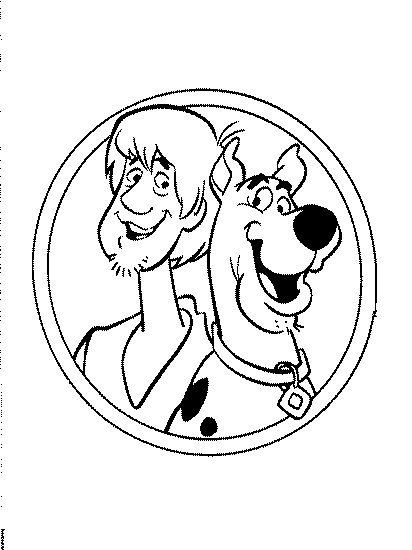 Scooby doo coloring.