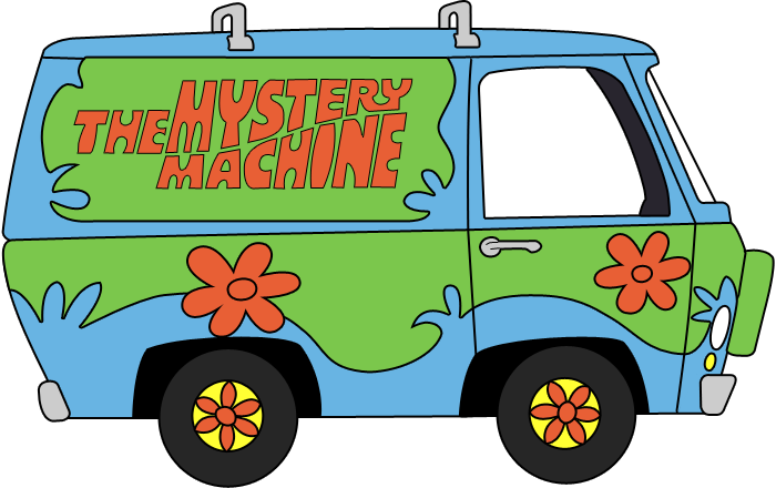 Scooby doo clipart mystery machine, Scooby doo mystery