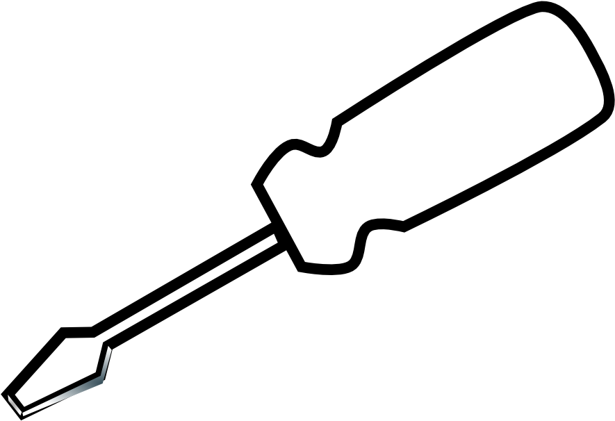Free Screwdriver Clipart Black And White, Download Free Clip
