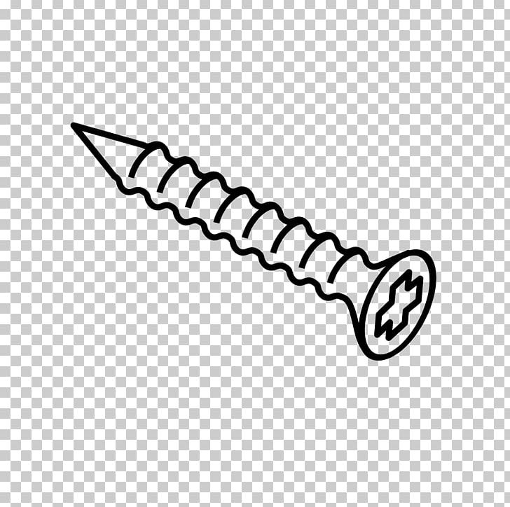 Screwdriver Bolt PNG, Clipart, Angle, Area, Black And White