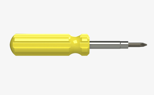 Yellow phillips screwdriver.