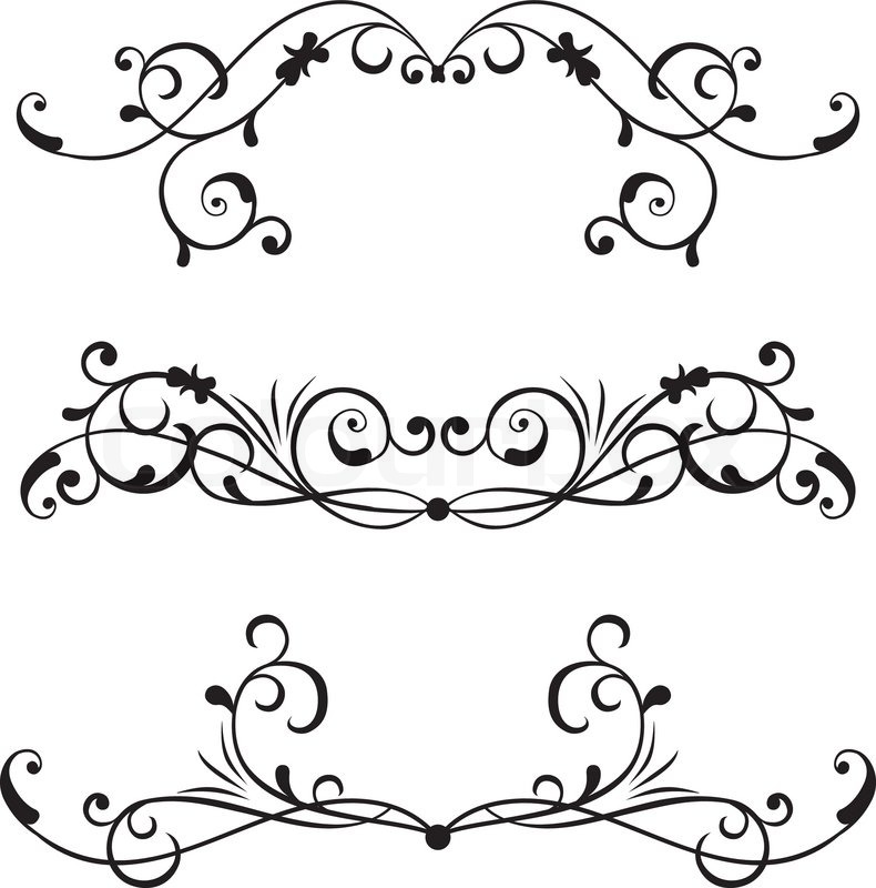 Free Fancy Scroll Cliparts, Download Free Clip Art, Free