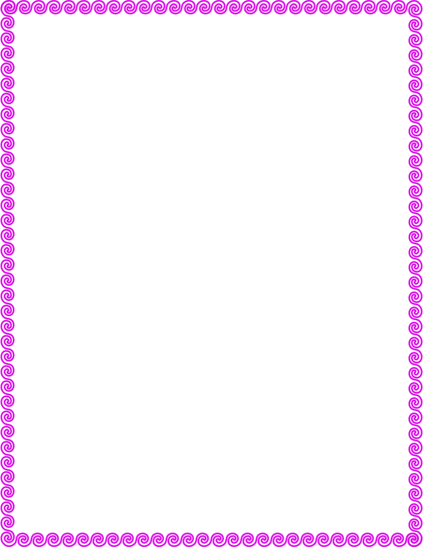 Wave scroll border purple