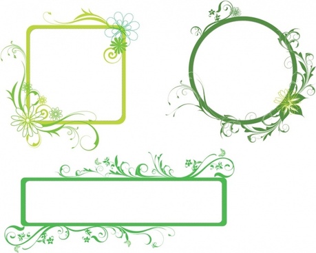 Scroll border free vector download