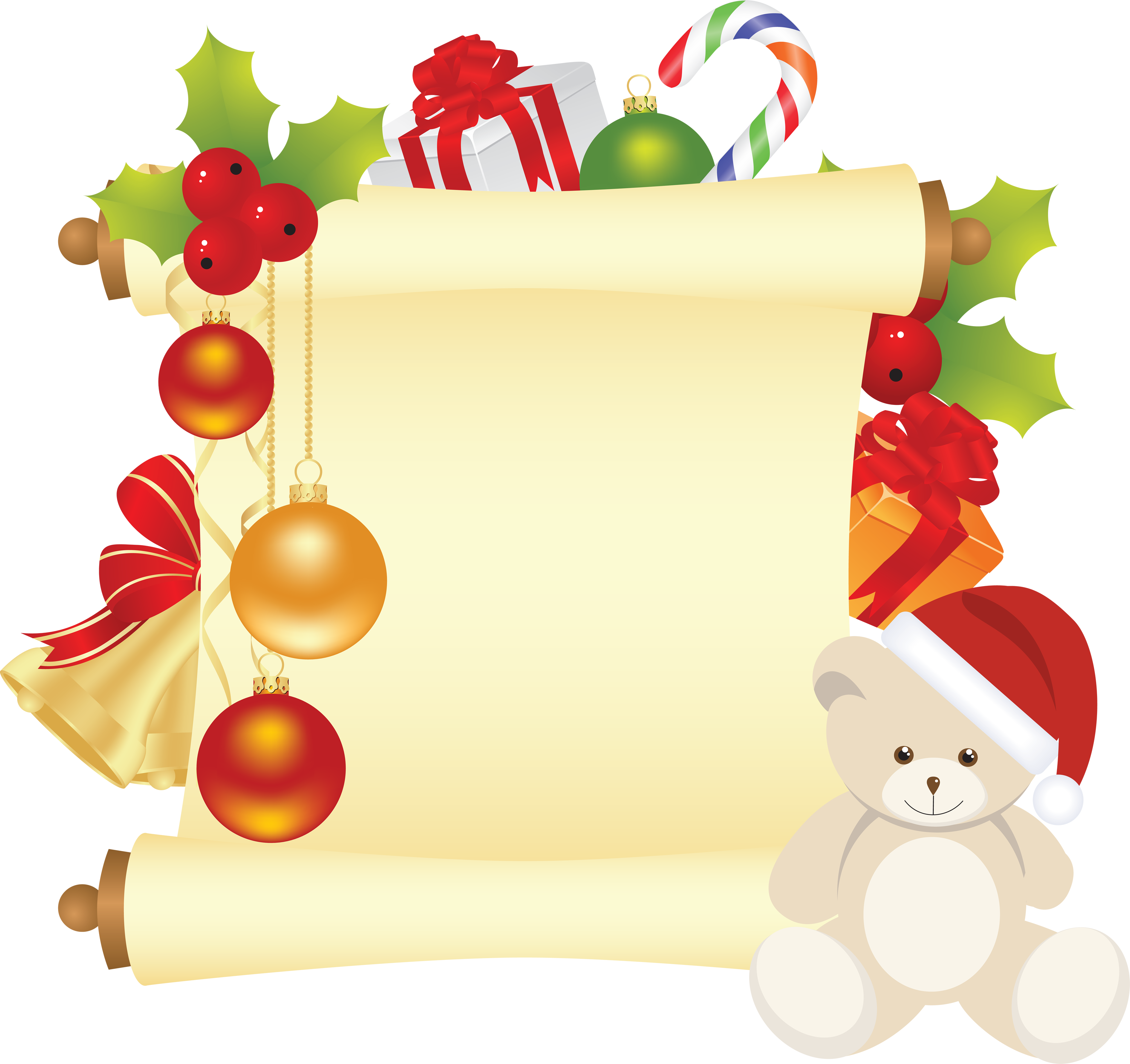 Free Christmas Scroll Cliparts, Download Free Clip Art, Free