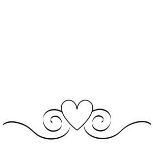 Heart clip art scroll